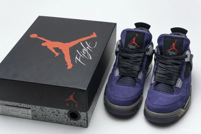 AJ4-766302 Jordan Retro Air Scott 4 Travis Purple x 0809